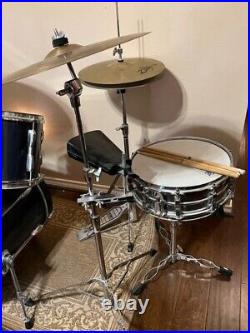 Pearl Roadshow Drum Set with Hardware and Cymbals, Aqua Blue Glitter