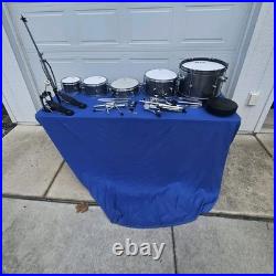 Pearl Roadshow Jr. 5-Piece Drum Kit Grindstone Sparkle with Hardware & Stool