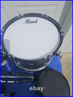 Pearl Roadshow Jr. 5-Piece Drum Kit Grindstone Sparkle with Hardware & Stool