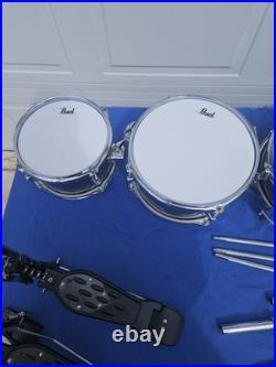 Pearl Roadshow Jr. 5-Piece Drum Kit Grindstone Sparkle with Hardware & Stool