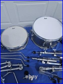 Pearl Roadshow Jr. 5-Piece Drum Kit Grindstone Sparkle with Hardware & Stool