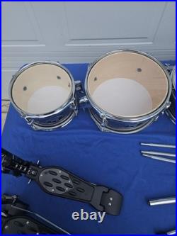 Pearl Roadshow Jr. 5-Piece Drum Kit Grindstone Sparkle with Hardware & Stool