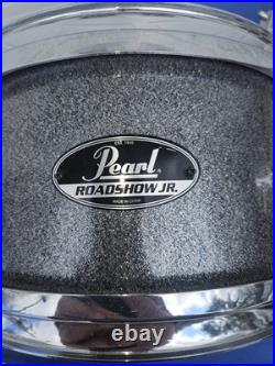 Pearl Roadshow Jr. 5-Piece Drum Kit Grindstone Sparkle with Hardware & Stool