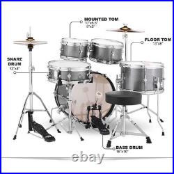 Pearl Roadshow Jr. Drum Set withHardware/Cymbals Grindstone Sparkle Refurbished