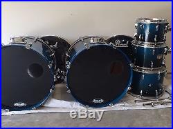 Pearl SMX-924HP 5-Piece Shell Pack Drum Set DOUBLE BASS DRUMSET