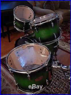 Pearl Session Custom Drum Set 10, 12, 14, 22 Very Good Condition