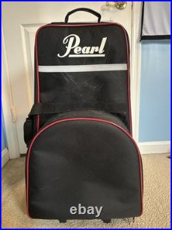 Pearl Student Percussion Set Xylophone, Snare Drum, Pad, Stand, Rolling Case