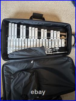 Pearl Student Percussion Set Xylophone, Snare Drum, Pad, Stand, Rolling Case