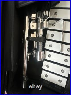 Pearl Student Percussion Set Xylophone, Snare Drum, Pad, Stand, Rolling Case