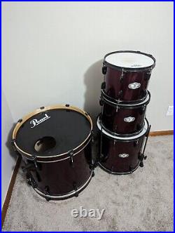 Pearl Vision Drum Set with Hardware and Cymbals