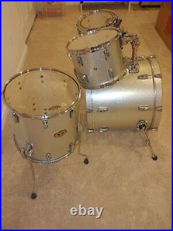 Pearl Visions Vmx Maple Silver Sparkle Drum Set