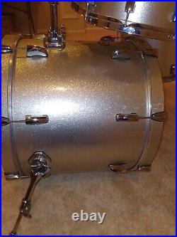 Pearl Visions Vmx Maple Silver Sparkle Drum Set