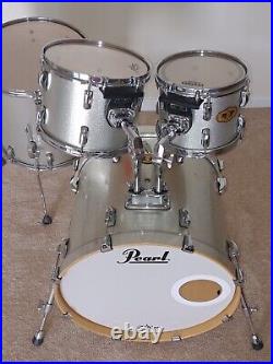 Pearl Visions Vmx Maple Silver Sparkle Drum Set