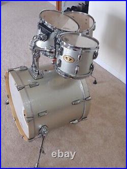 Pearl Visions Vmx Maple Silver Sparkle Drum Set