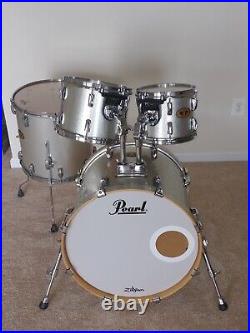 Pearl Visions Vmx Maple Silver Sparkle Drum Set