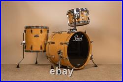 Pearl World Series Natural Satin Drum Set 14x20 8x12 and 14x14