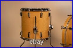 Pearl World Series Natural Satin Drum Set 14x20 8x12 and 14x14