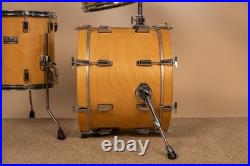 Pearl World Series Natural Satin Drum Set 14x20 8x12 and 14x14