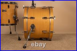 Pearl World Series Natural Satin Drum Set 14x20 8x12 and 14x14