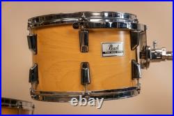 Pearl World Series Natural Satin Drum Set 14x20 8x12 and 14x14