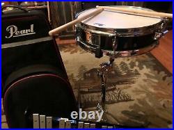 Pearl Xylophone and Snare Drum Set With Rolling Cart