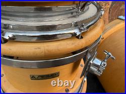 Peavey Radial 1000 Natural Finish 5pc Drum Set kit RSB-1