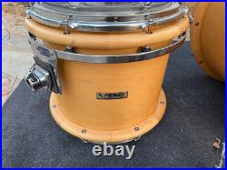Peavey Radial 1000 Natural Finish 5pc Drum Set kit RSB-1
