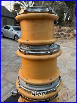 Peavey Radial 1000 Natural Finish 5pc Drum Set kit RSB-1