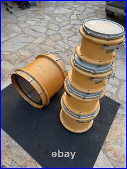 Peavey Radial 1000 Natural Finish 5pc Drum Set kit RSB-1