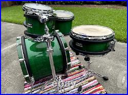 Peavey Radial 751 Drum Set 22/10/12/14/14 Snare Plus Tom Stands