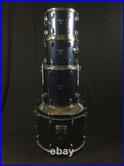Percussion Plus 4-Piece Drum Set with Hardware Blue