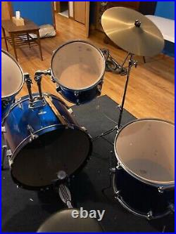 Percussion Plus PP3500 MBL 5-Piece Drum Set