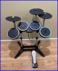 PlayStation 4 Rock Band 4 Wireless Drum Set + Pedal (TESTED & WORKING)