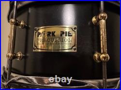 Pork Pie USA 7 Piece Custom Keller Maple ('99/'01) Black Satin, Brass Hardware