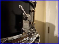 Pork Pie USA 7 Piece Custom Keller Maple ('99/'01) Black Satin, Brass Hardware