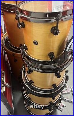 Precision Drum maple custom 7 piece drum set