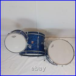 Premier 20,12,16 Blue Pearl Drum Set 3Ply Birch+Die-Cast-Rims Vintage 60s#54 UK