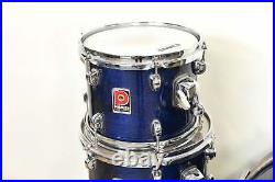 Premier 4-Piece Drum Kit Transparent Blue CG0052Q