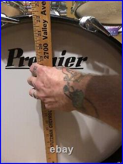 Premier 4 Piece drum Set with Kick Pedal