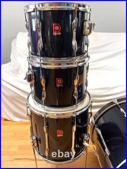 Premier 4pc Drum Set Bue XPK Very Nice Made in England