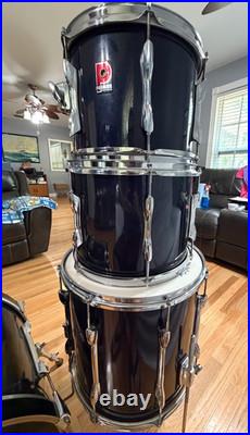 Premier 4pc Drum Set Bue XPK Very Nice Made in England