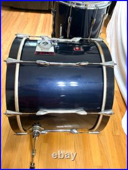 Premier 4pc Drum Set Bue XPK Very Nice Made in England