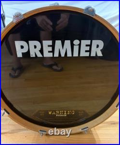 Premier 4pc Drum Set Bue XPK Very Nice Made in England