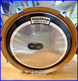 Premier 4pc Drum Set Bue XPK Very Nice Made in England