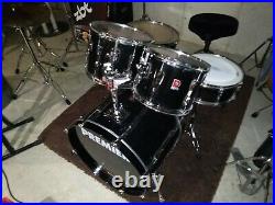 Premier 5 piece lacquer drum set including matching snare EXCELLENT condition