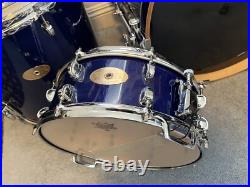 Premier Artist Maple 90s-Blue Lacquer 5 pc. (UK Built) drum set Beautiful Cond Premier Artist Maple 90s-Blue Lacquer 5 pc. (UK Built) drum set Beautiful Cond