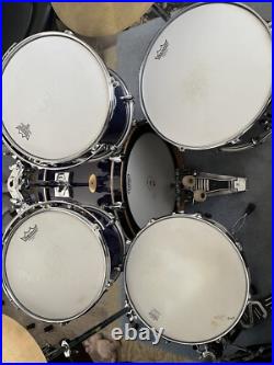 Premier Artist Maple 90s-Blue Lacquer 5 pc. (UK Built) drum set Beautiful Cond Premier Artist Maple 90s-Blue Lacquer 5 pc. (UK Built) drum set Beautiful Cond