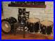 Premier-Artist-Maple-in-striking-black-5-pc-UK-Built-drum-set-Good-condition-01-bi