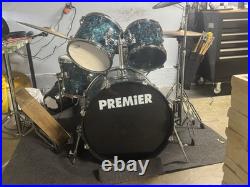Premier Drum Set 5pc Shell Pack with Snare New Heads Made in England