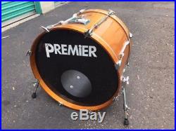 Premier Drum Set Vintage Stained ash color. Full kit ready to rock